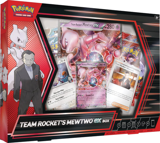 Pokemon TCG: Team Rocket’s Mewtwo ex Box