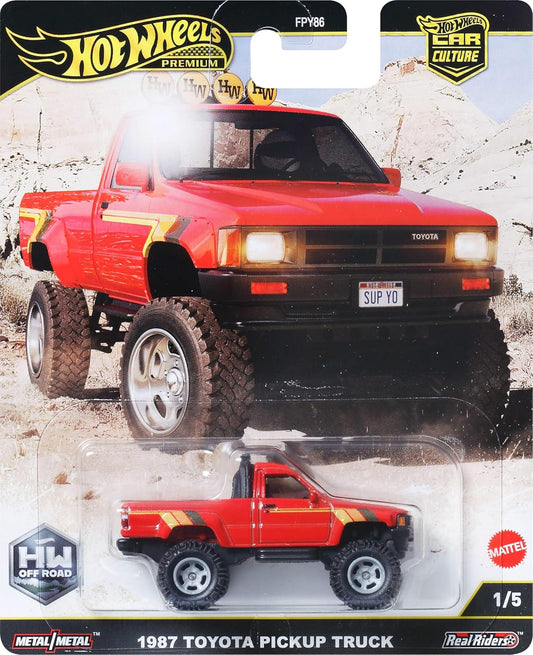 Hot Wheels Premium Car Culture Off Road 1987 Toyota Pickup Truck