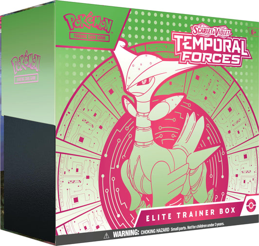 POKEMON TCG: Scarlet and Violet Temporal Forces ETB Iron Leaves