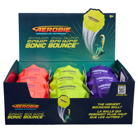 Aerobie Sonic Bounce Ball, Bouncy Balls Orange