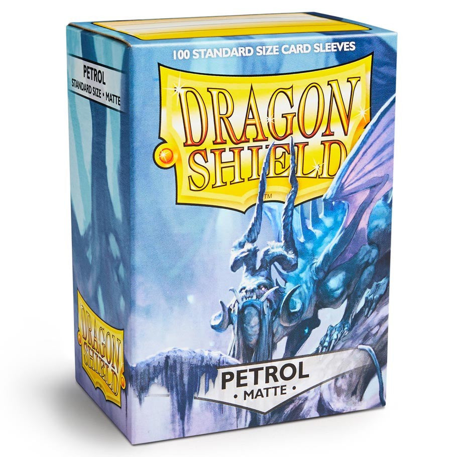 Dragon Shield 100 Standard Size Card Sleeves - Petrol Matte