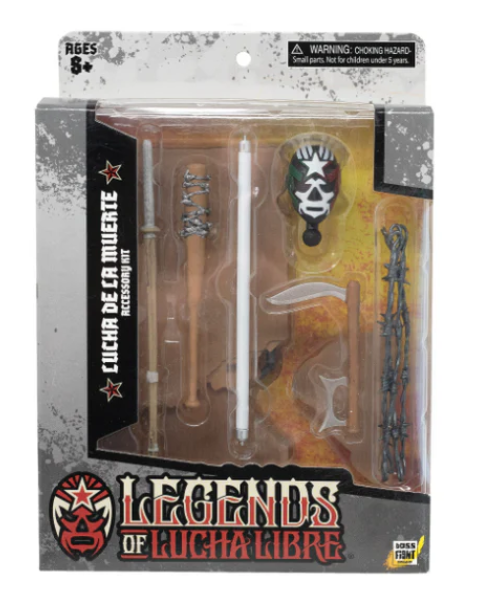 Legends of Lucha Libre Premium Action Figure Accessory Set - Lucha De La Muerte by Boss Fight Studio