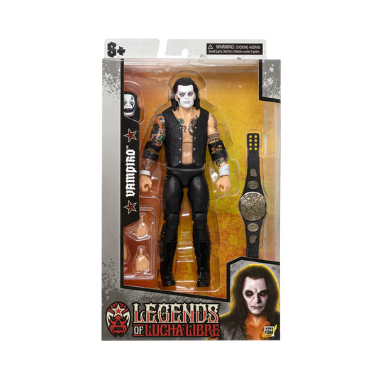 Legends of Lucha Libre - Premium Collector Action Figure - Vampiro by Boss Fight Studio