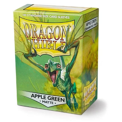 Dragon Shield 100 Standard Size Card Sleeves - Apple Green Matte