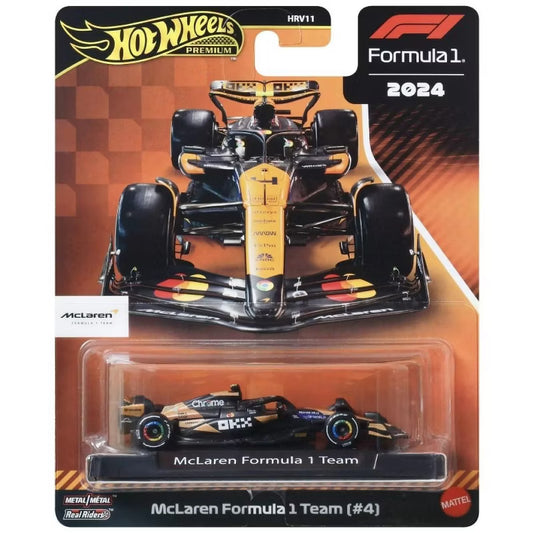 Hot Wheels Premium F1 Car - McLaren #4 Lando Norris