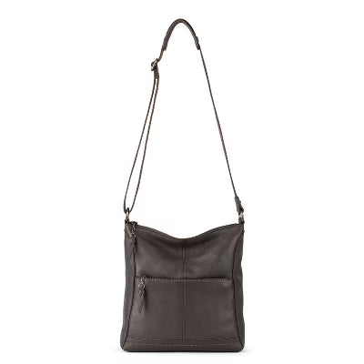 The Sak Lucia Crossbody Leather Bag Gray