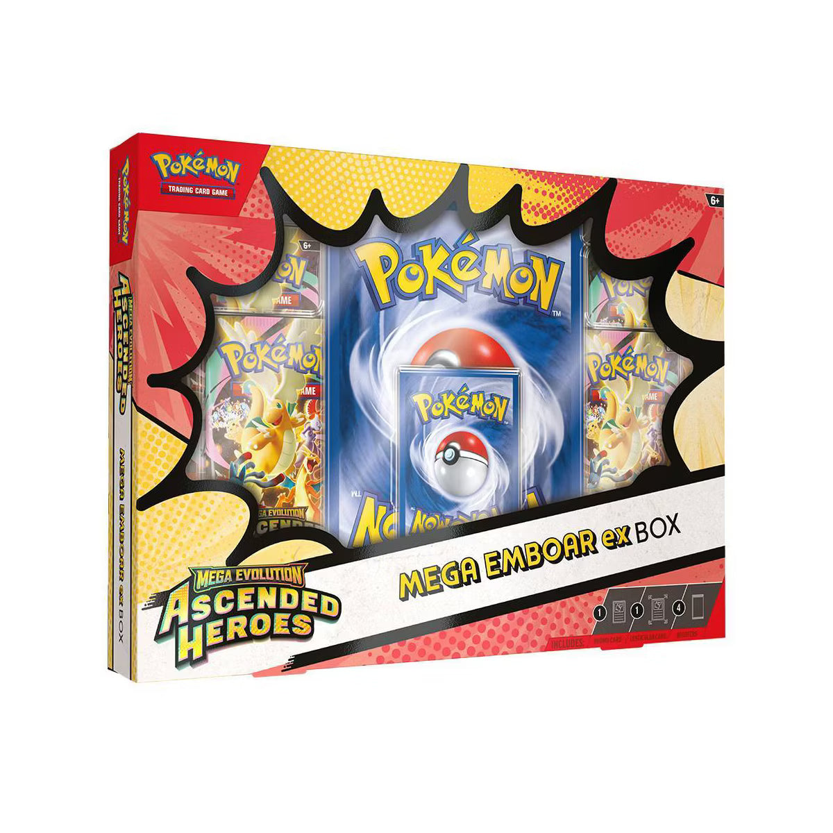 Pokémon TCG: Mega Evolution - Ascended Heroes Mega Emboar ex Box