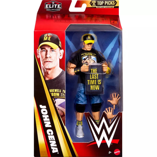 WWE John Cena Top Picks Elite 2026 Figure Black Shirt