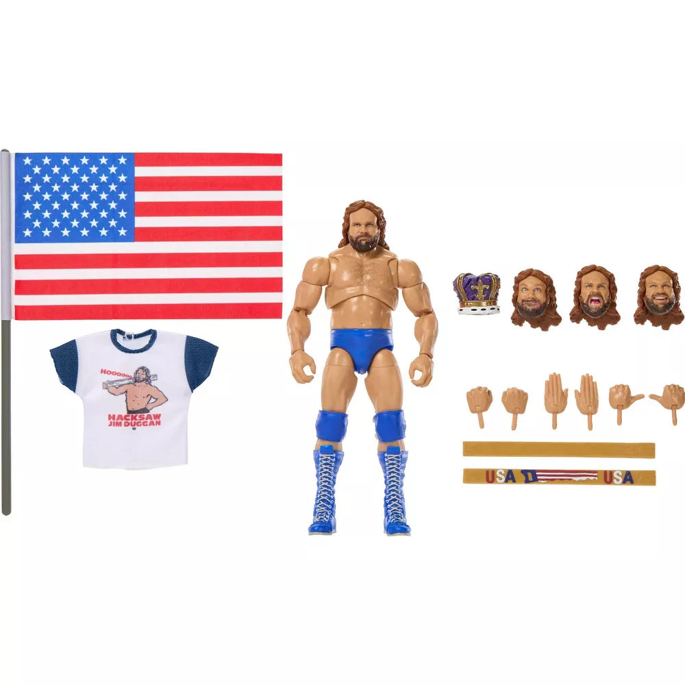 WWE Hacksaw Jim Duggan Ultimate Edition Figure