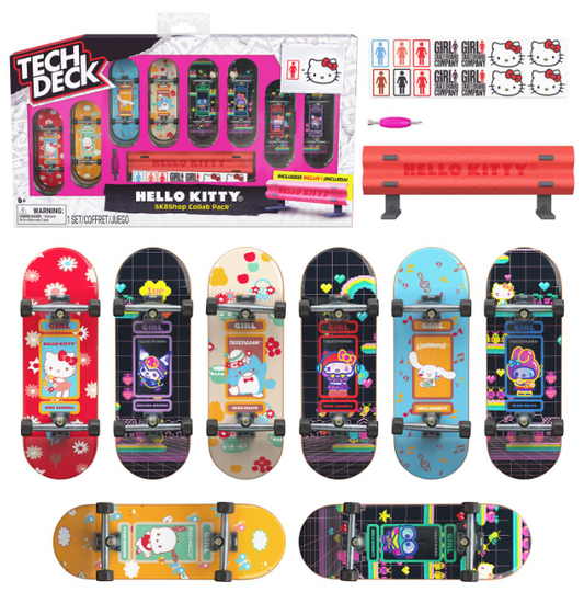 Tech Deck Hello Kitty Sk8 Shop Colab Pack