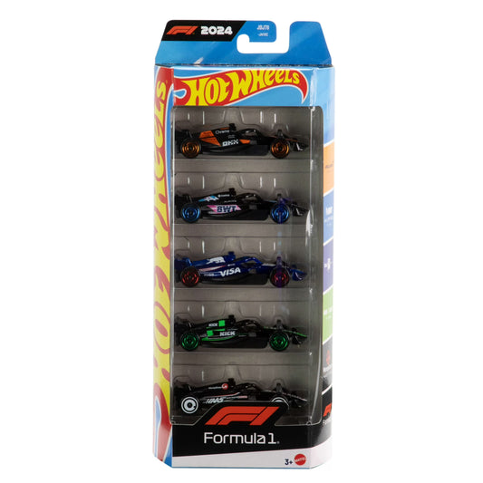 Hot Wheels Formula 1 Cars - 5 pack