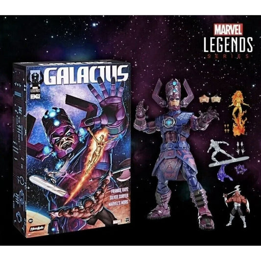 Marvel Legends Galactus with Frankie Raye (Nova), Silver Surfer, Morg, and Head of Doom by HasLab