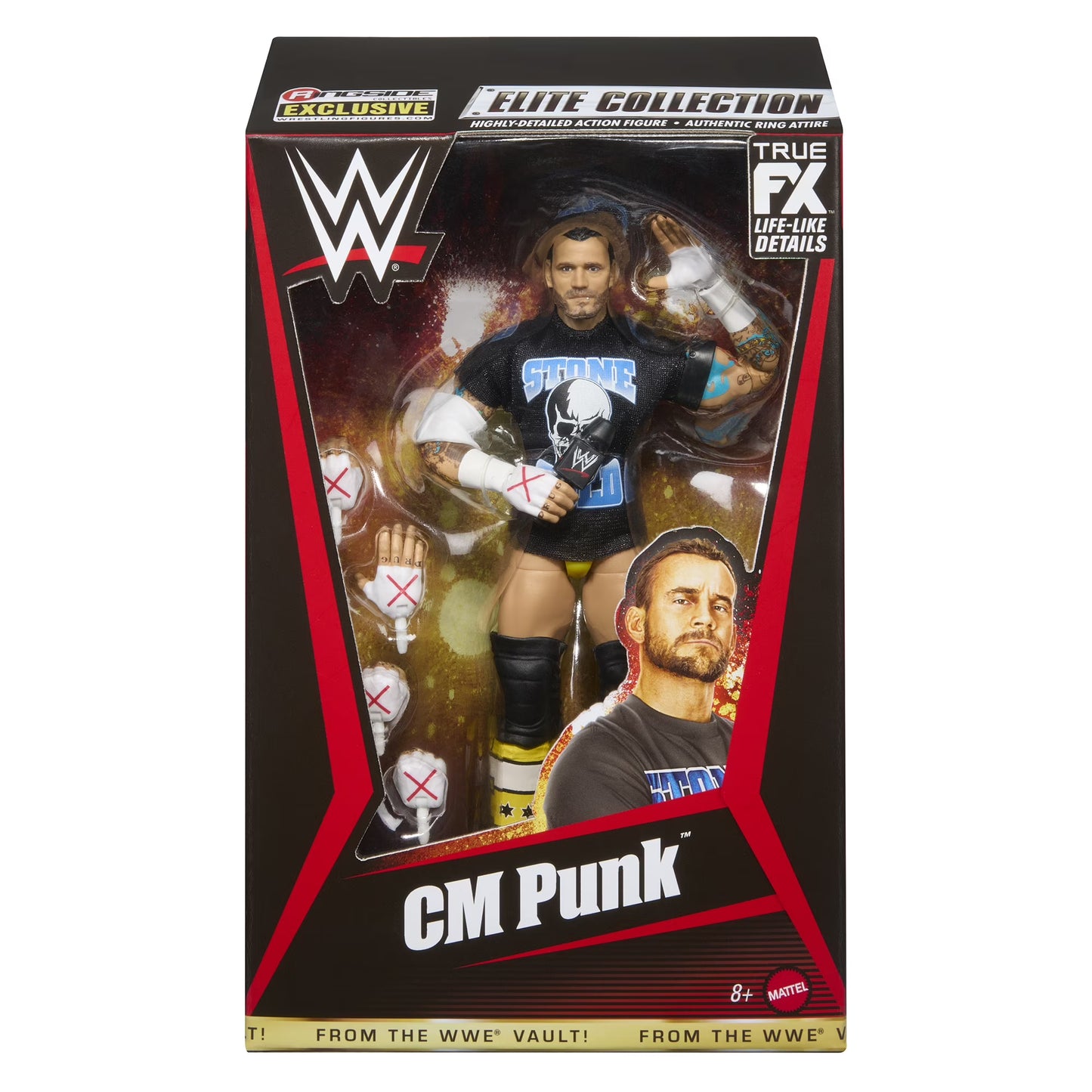 WWE CM Punk Pipe Bomb Vault Elite Figure