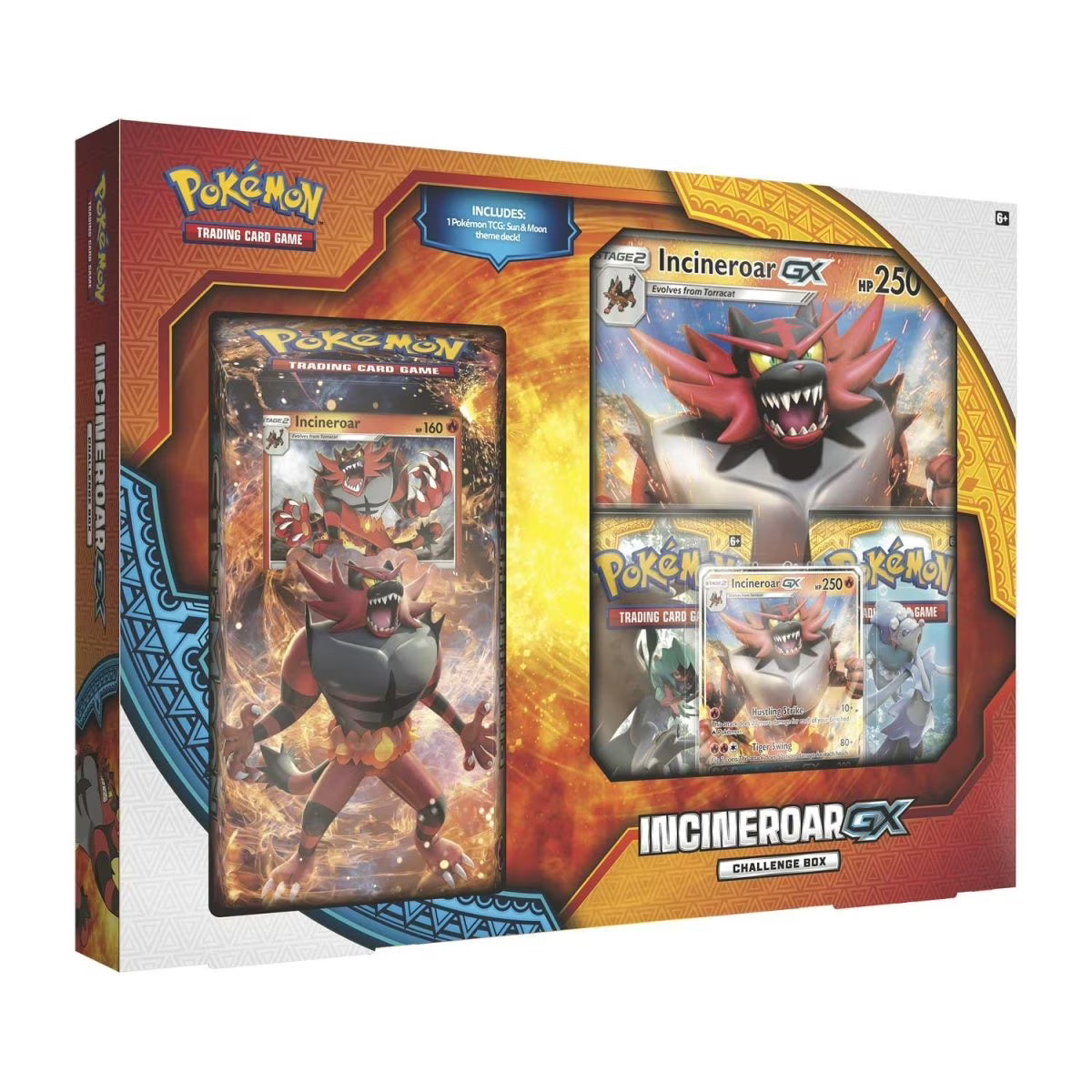 Pokemon Incineroar GX Challenge Box
