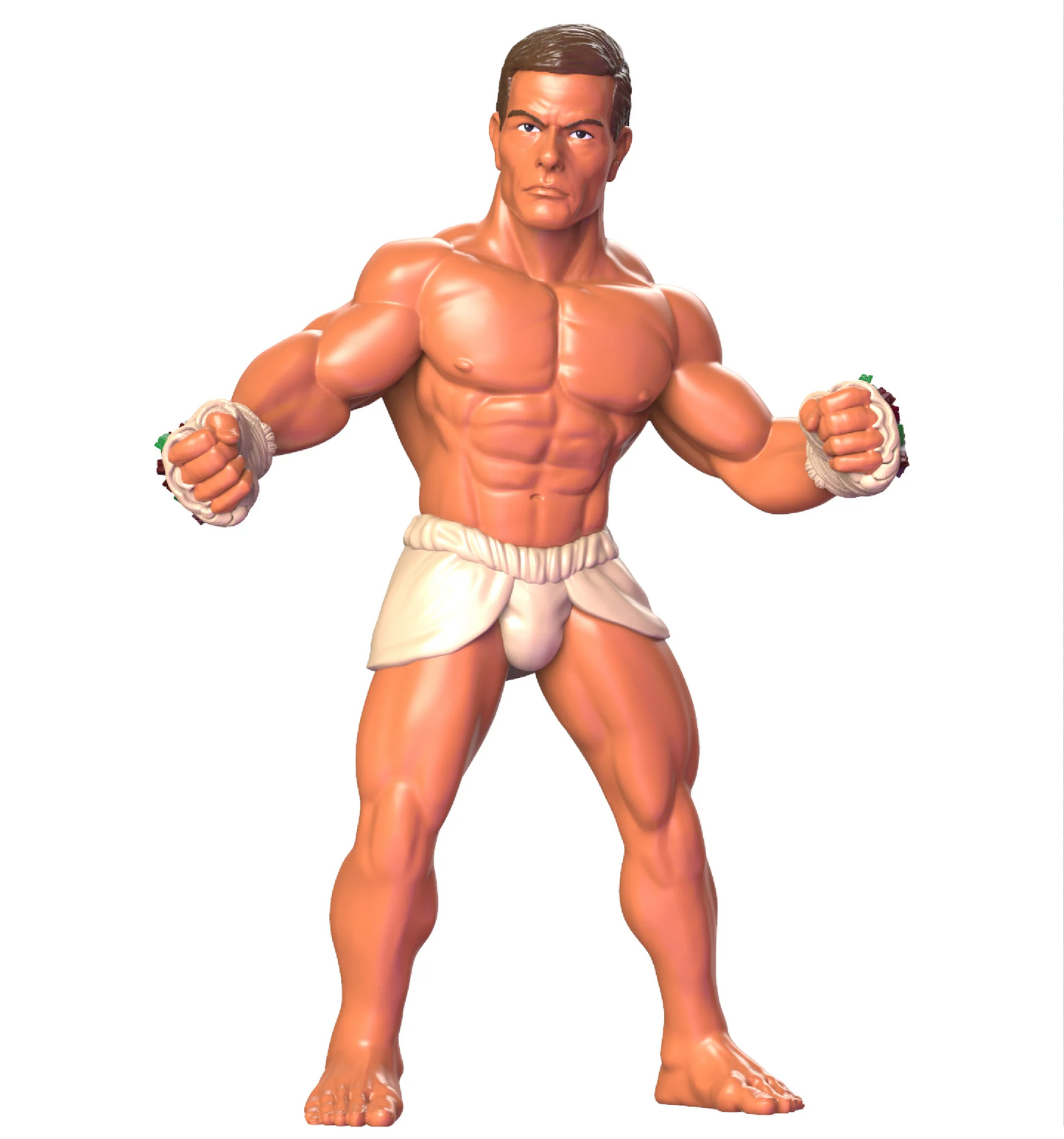 Collect Major Big Rubber Guys - Kick Boxer Kurt Sloane