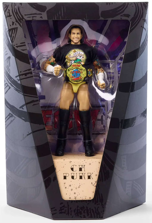 WWE Wrestling Ultimate Edition CM Punk Action Figure Straight Edge Hardcore