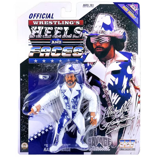 Zombie Sailor's Toys Wrestling Heels and Faces - Macho Man Randy Savage (White Card)