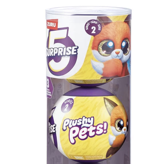 Zuru 5 Surprise Plushy Pets 2 Pack