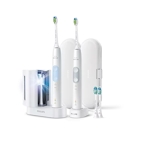Philips Sonicare Optimal Clean HX6829/76 - 2 pack Electric Toothbrush