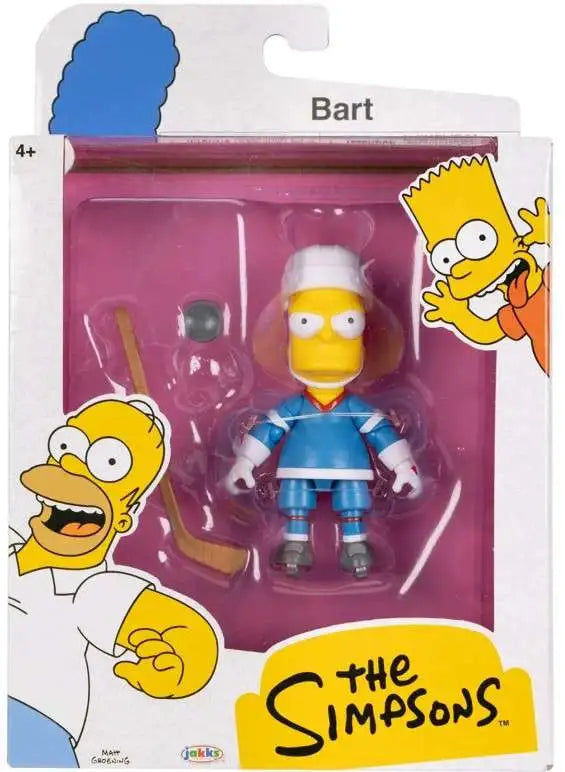 The Simpsons Bart Simpson Hockey Equipment 5 inch Figure