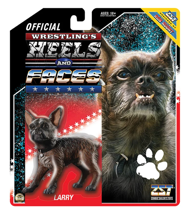 Zombie Sailor's Toys Wrestling Heels and Faces - Larry the Dog