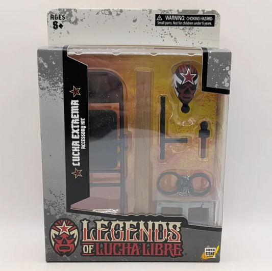Legends of Lucha Libre Premium Action Figure Accessory Set - Lucha Extrema by Boss Fight Studio