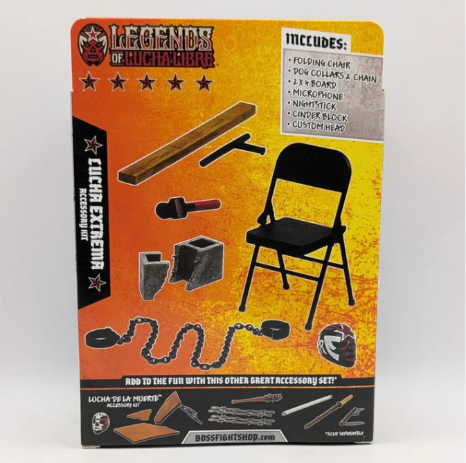 Legends of Lucha Libre Premium Action Figure Accessory Set - Lucha Extrema by Boss Fight Studio