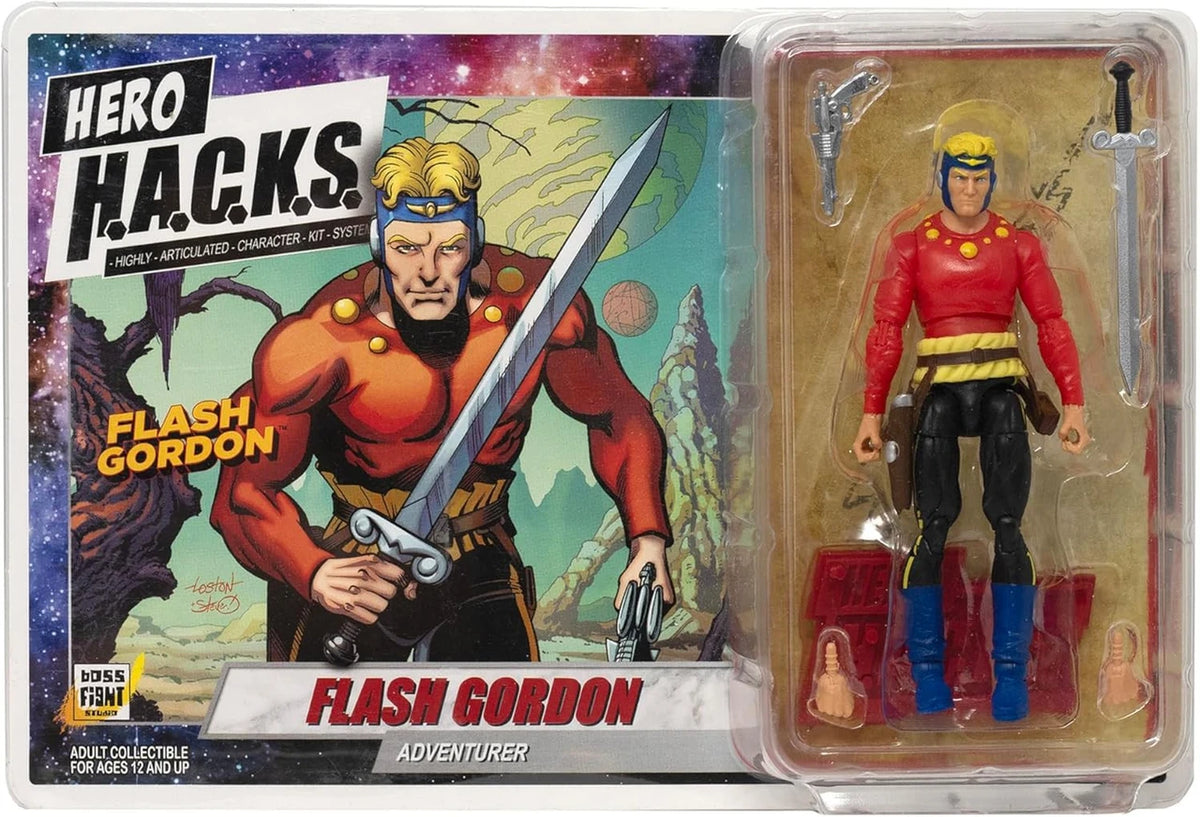 Hero H.A.C.K.S. Flash Gordon Adventurer Flash Gordon Figure by Boss Fight Studio