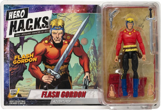 Hero H.A.C.K.S. Flash Gordon Adventurer Flash Gordon Figure by Boss Fight Studio
