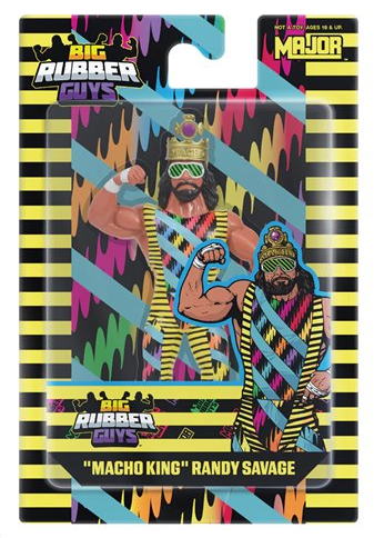 Collect Major Big Rubber Guys - Macho King Randy Savage