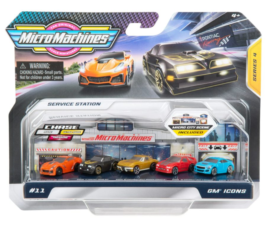 Micro Machines GM Icons 5 Pack Cars