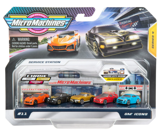 Micro Machines GM Icons 5 Pack Cars