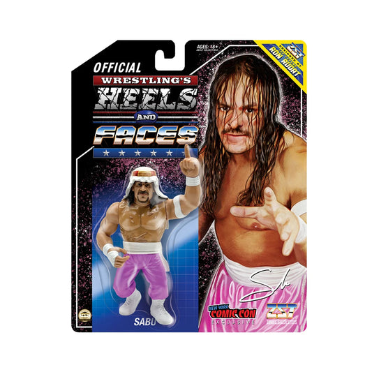 Zombie Sailor's Toys Wrestling Heels and Faces - Sabu with Pink Pants (Black Card)