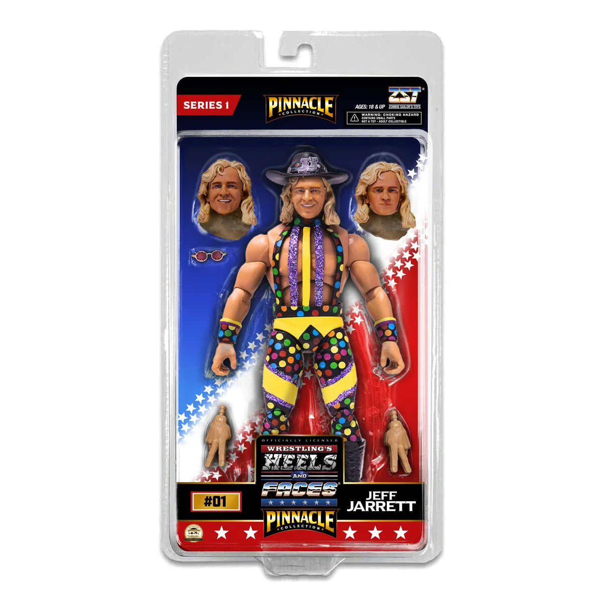 Zombie Sailor's Toys Wrestling Heels and Faces - Jeff Jarrett Pinnacle Series