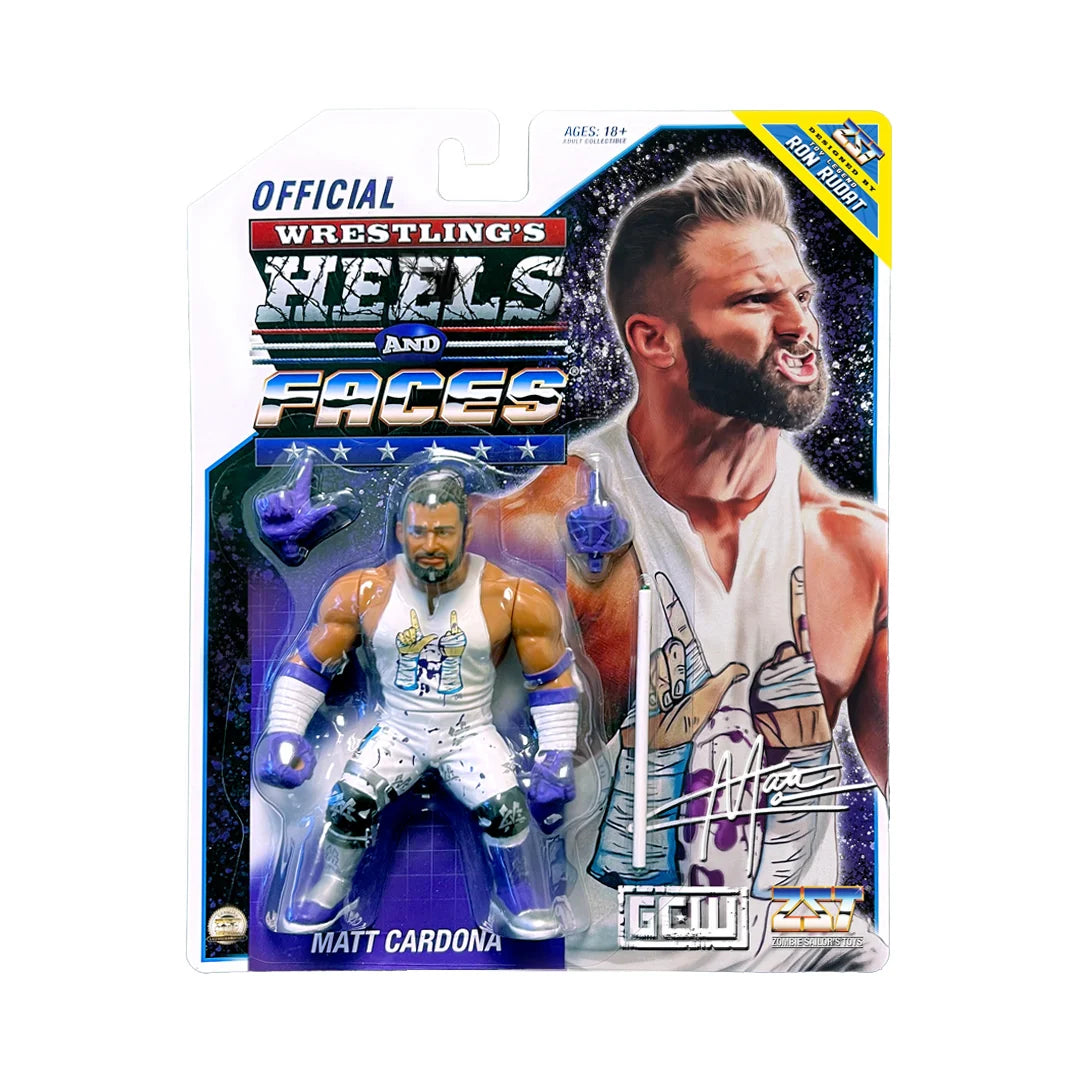 Zombie Sailor's Toys Wrestling Heels and Faces - Matt Cardona NYCC Exclusive (White Card)