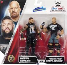 WWE Showdown 2 Pack - Kevin Owens and Steve Austin Figures