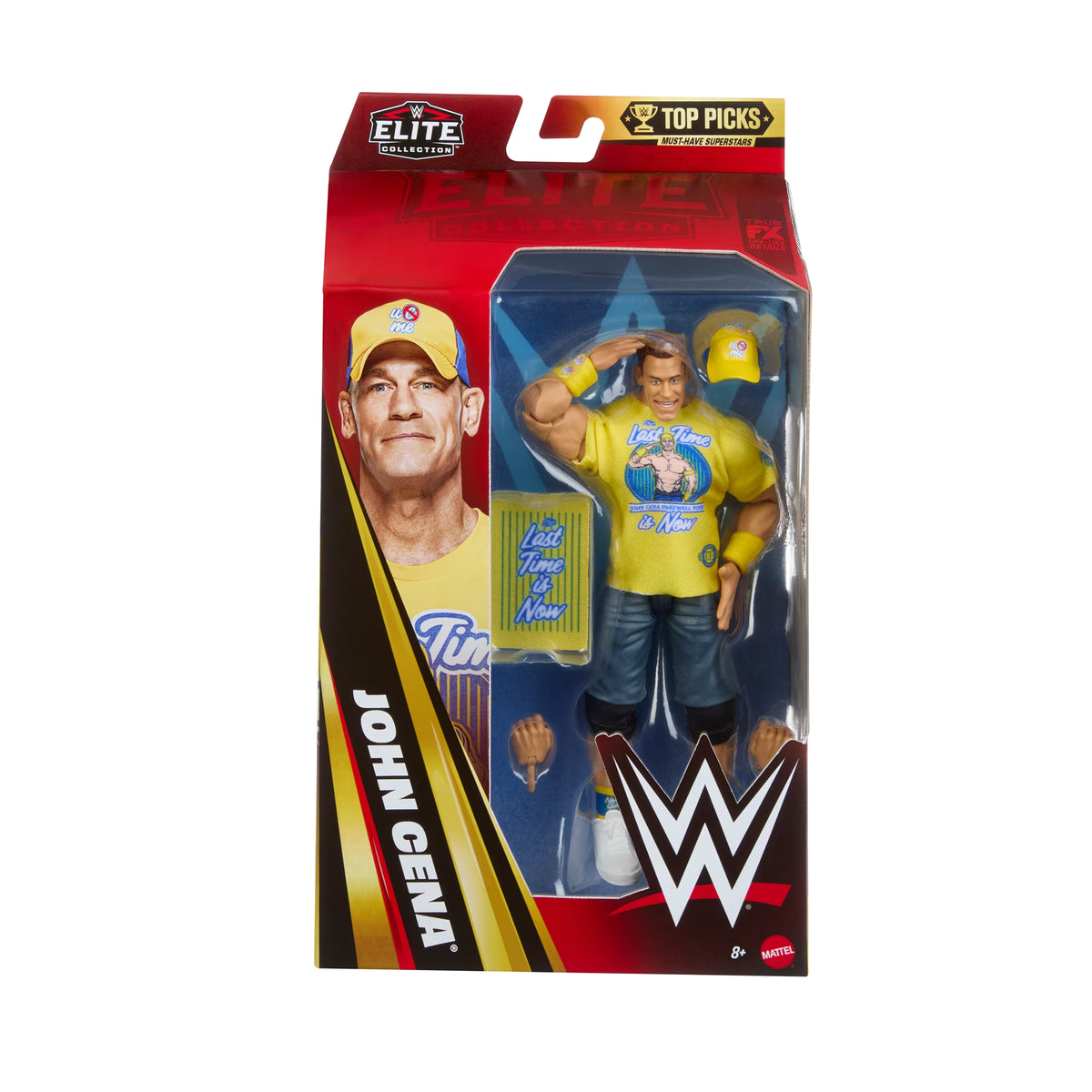 WWE John Cena Top Picks Elite 2026 Figure Yellow Shirt