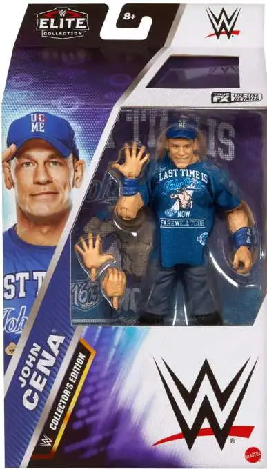 WWE John Cena Elite 119 Collector's Edition Blue Shirt