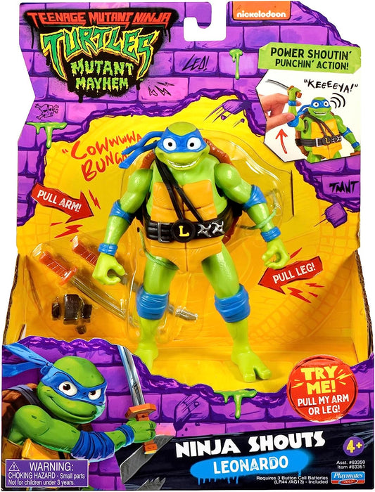 Teenage Mutant Ninja Turtles TMNT Ninja Shouts Leonardo