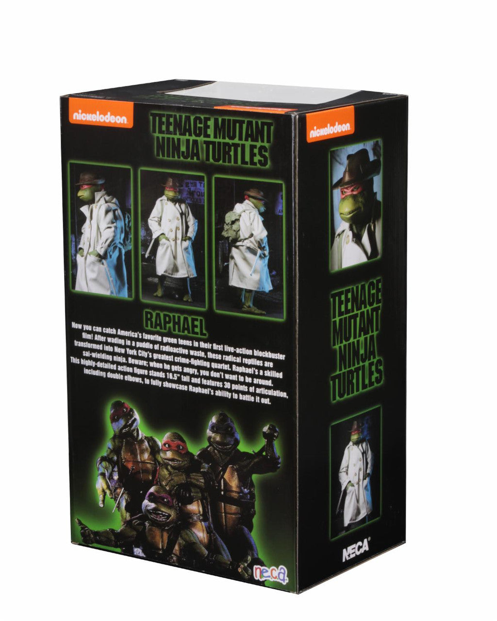 NECA Teenage Mutant Ninja Turtles TMNT Raphael (In Disguise) 1/4 Scale Action Figure