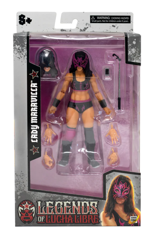 Legends of Lucha Libre Premium Action Figure - Lady Maravilla by Boss Fight Studio