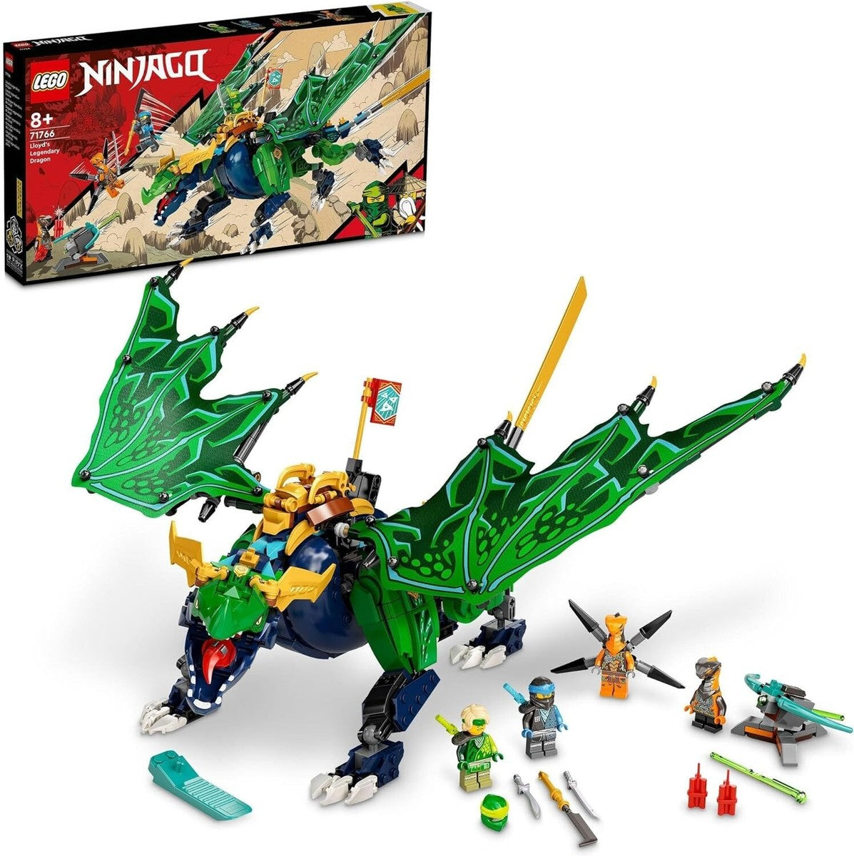 LEGO NINJAGO Lloyd’s Legendary Dragon 71766