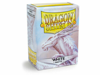 Dragon Shield 100 Standard Size Card Sleeves - White Matte