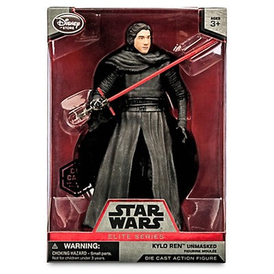 Star Wars Elite Series Kylo Ren Die Cast Figure Unmasked