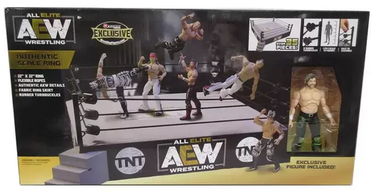 AEW Authentic Scale Ring with Exclusive Kenny Omega Figure