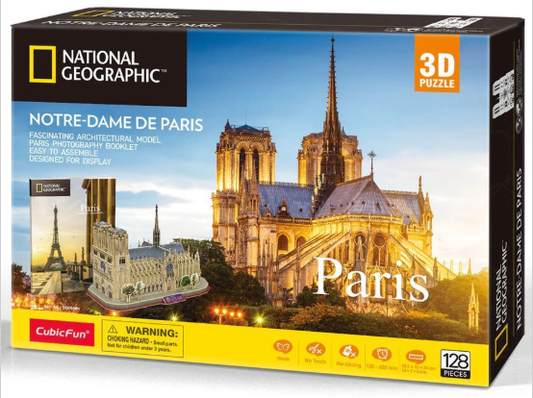 CubicFun National Geographic 3D Puzzles Notre-Dame de Paris