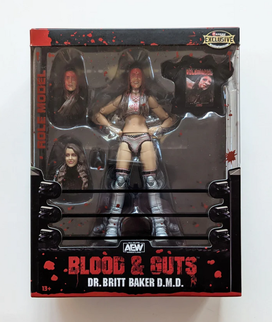 AEW Dr Britt Baker Blood and Guts Figure