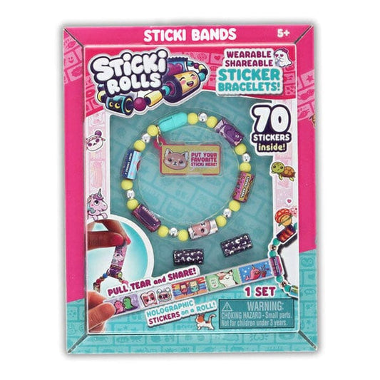 Sticki Rolls Sticki Bands Single Pack Set 70 Stickers Series 1