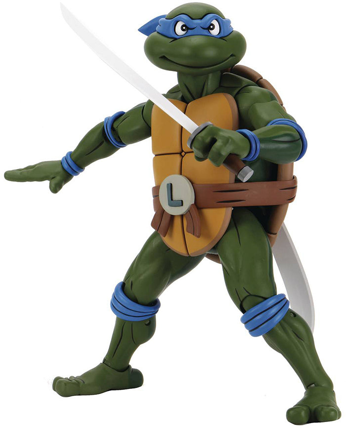 NECA Teenage Mutant Ninja Turtles TMNT (Animated Series) Leonardo 1/4 Scale Figure