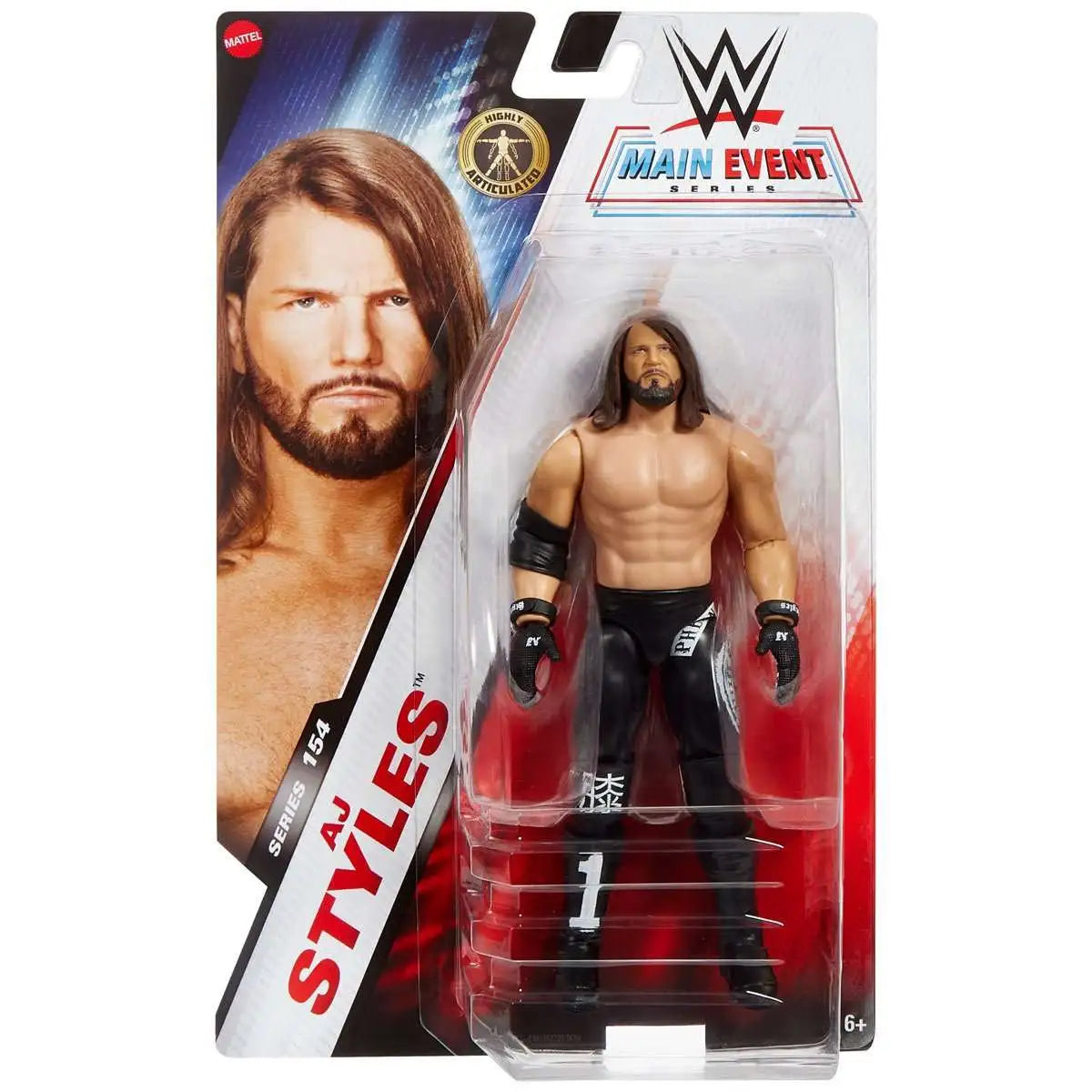 WWE AJ Styles Main Event Basic 154 Figure